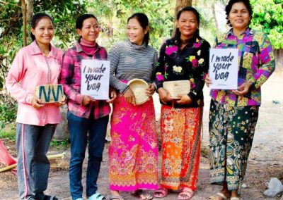 Women weavers at MANAVA in Siem Reap Cambodia